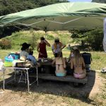 瀬戸内海国立公園 福山市鞆の浦の仙酔島でバーベキュー